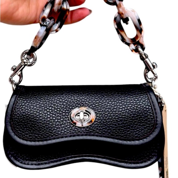 Coach Handbags - Coach / Mini Wavy Dinky Bag / Coachtopia Leather Crossbody Bag NEW
